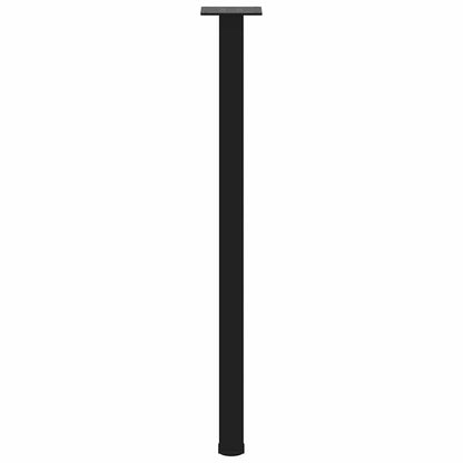 Konsolentischbeine 4 Stk. Schwarz 72-74 cm Stahl