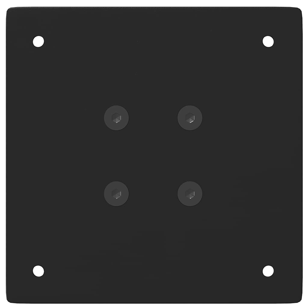 Konsolentischbeine 4 Stk. Schwarz 72-74 cm Stahl