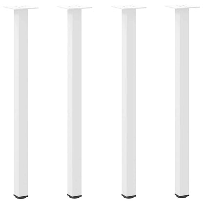 Konsolentischbeine 4 Stk. Weiß 72-74 cm Stahl