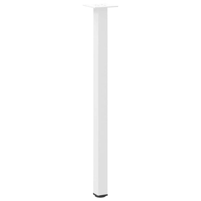 Konsolentischbeine 4 Stk. Weiß 72-74 cm Stahl
