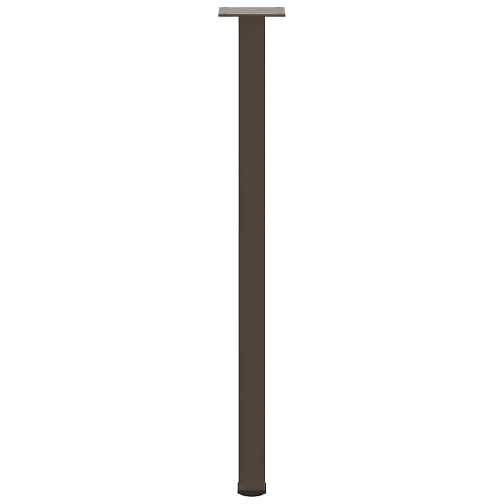 Konsolentischbeine 4 Stk. Naturstahl 72-74 cm Stahl