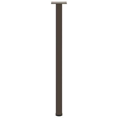 Konsolentischbeine 4 Stk. Naturstahl 72-74 cm Stahl