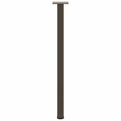 Konsolentischbeine 4 Stk. Naturstahl 72-74 cm Stahl