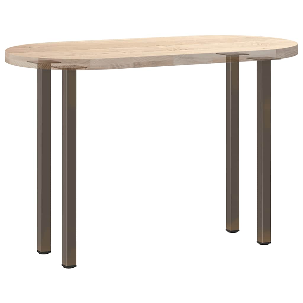 Konsolentischbeine 4 Stk. Naturstahl 72-74 cm Stahl