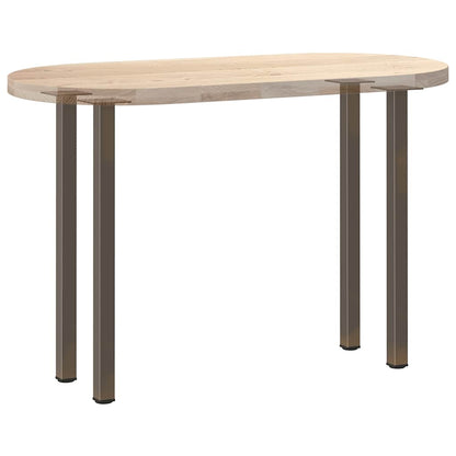 Konsolentischbeine 4 Stk. Naturstahl 72-74 cm Stahl