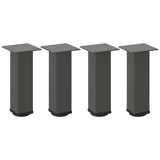 Couchtischbeine 4 Stk. Anthrazit 30-32 cm Stahl
