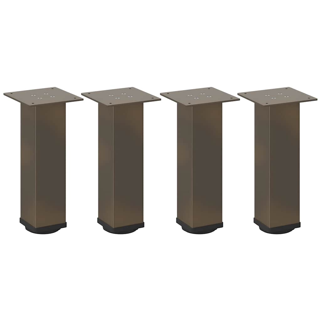 Couchtischbeine 4 Stk. Naturstahl 30-32 cm Stahl