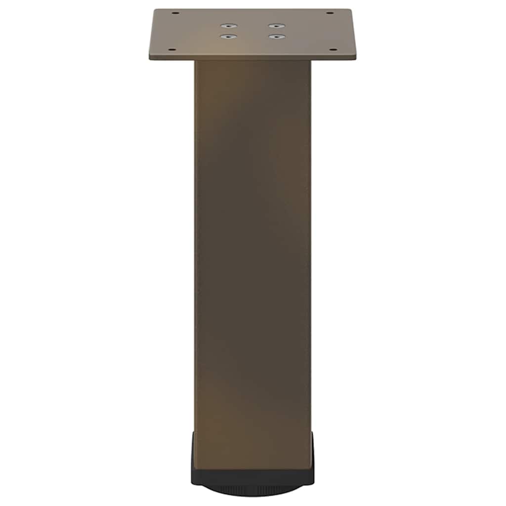 Couchtischbeine 4 Stk. Naturstahl 30-32 cm Stahl