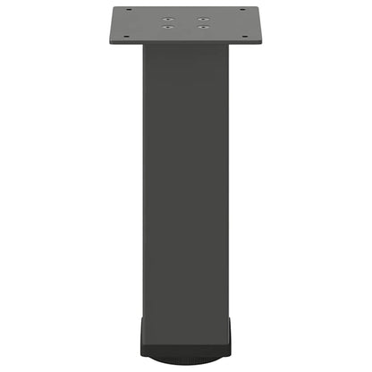 Couchtischbeine 4 Stk. Anthrazit 42-44 cm Stahl