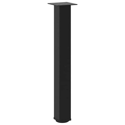 Konsolentischbeine 4 Stk. Schwarz 72-74 cm Stahl