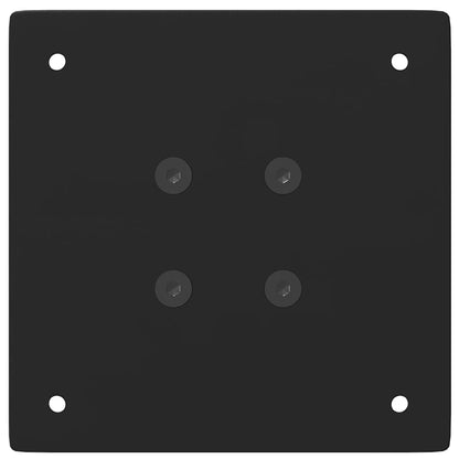 Konsolentischbeine 4 Stk. Schwarz 72-74 cm Stahl