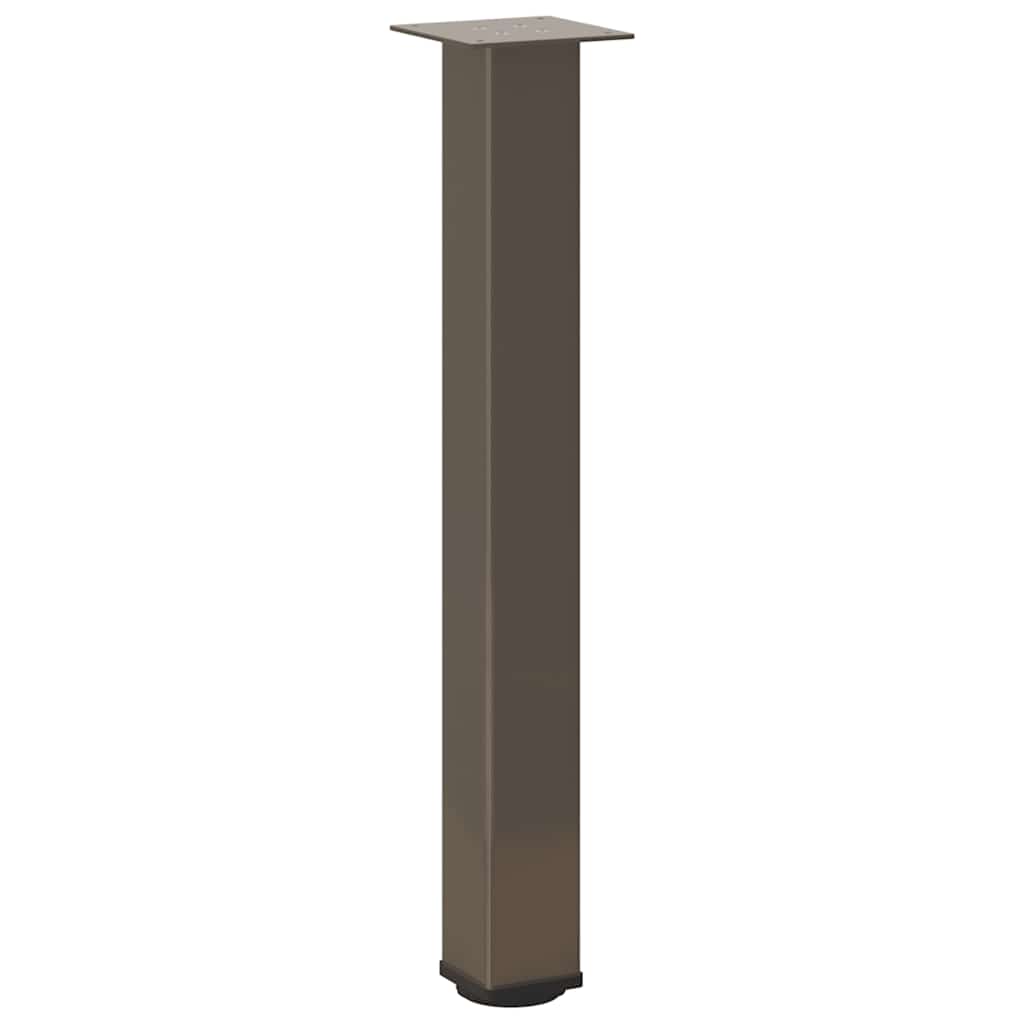 Konsolentischbeine 4 Stk. Naturstahl 72-74 cm Stahl
