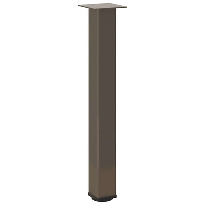 Konsolentischbeine 4 Stk. Naturstahl 72-74 cm Stahl