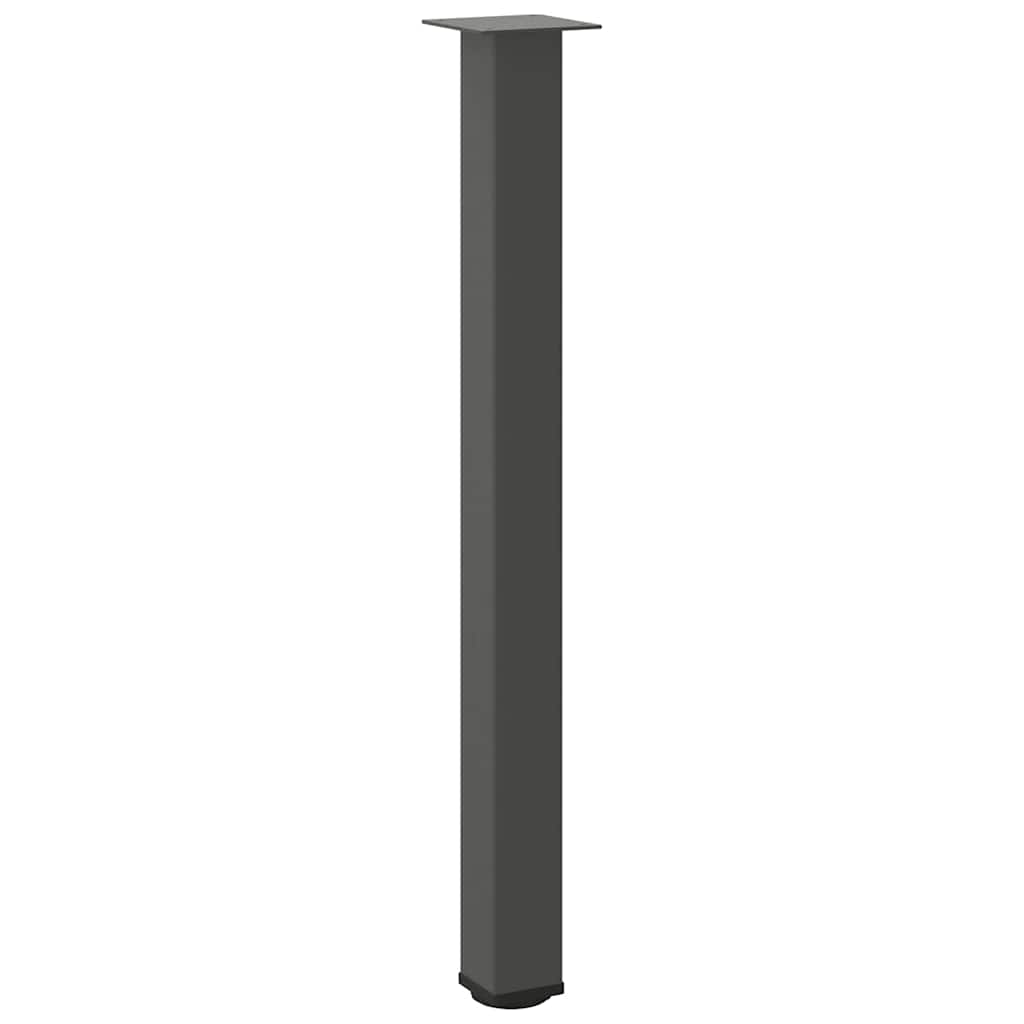 Bartischbeine 4 Stk. Anthrazit 90-92 cm Stahl