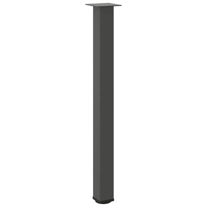 Bartischbeine 4 Stk. Anthrazit 90-92 cm Stahl