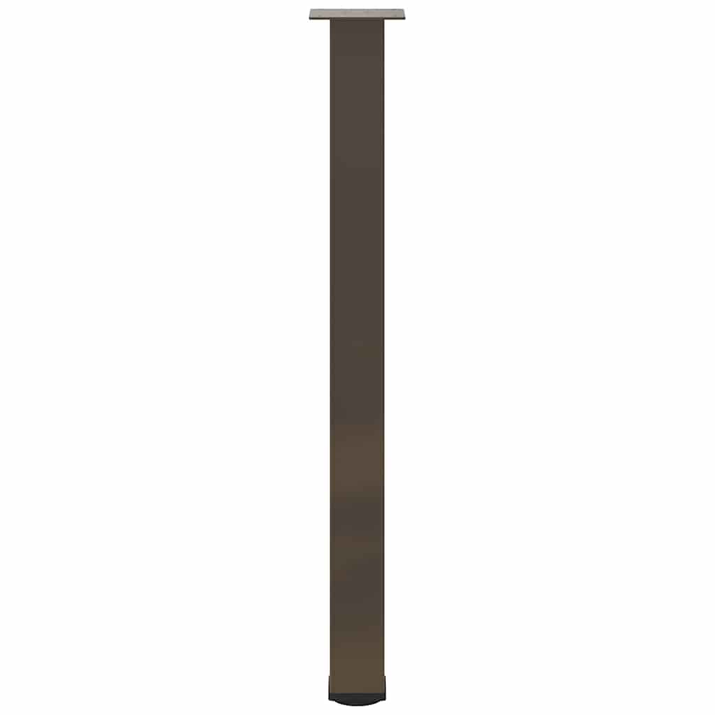 Bartischbeine 4 Stk. Naturstahl 90-92 cm Stahl