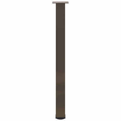Bartischbeine 4 Stk. Naturstahl 90-92 cm Stahl