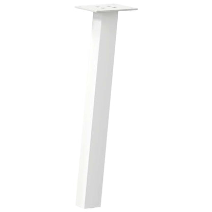 Couchtischbeine 4 Stk. Weiß 42 cm Stahl