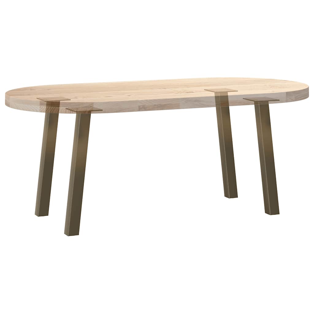Couchtischbeine 4 Stk. Naturstahl 42 cm Stahl