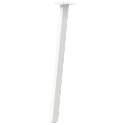 Konsolentischbeine 4 Stk. Weiß 72 cm Stahl