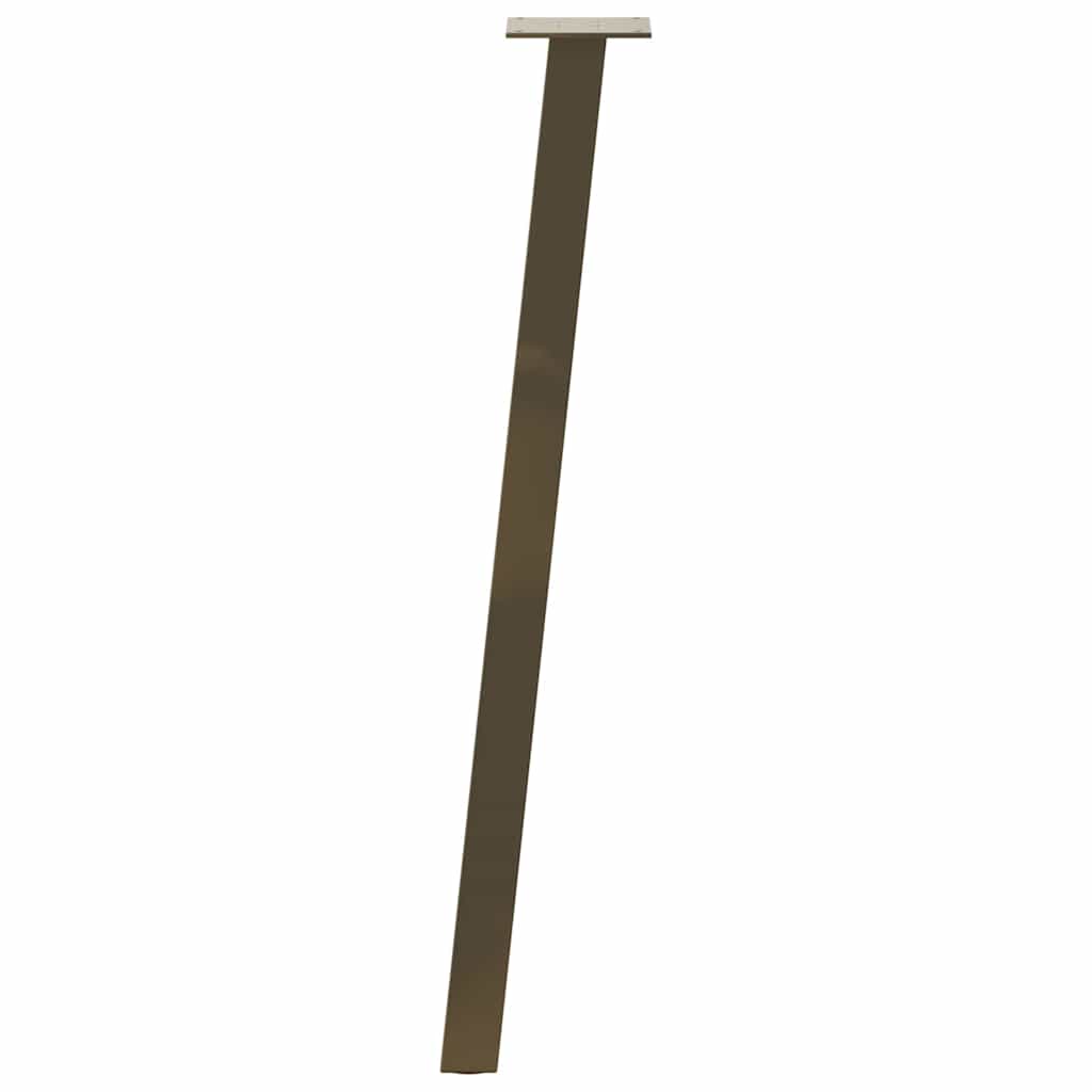 Konsolentischbeine 4 Stk. Naturstahl 72 cm Stahl