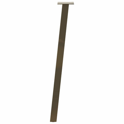 Konsolentischbeine 4 Stk. Naturstahl 72 cm Stahl