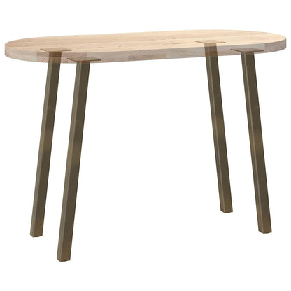 Konsolentischbeine 4 Stk. Naturstahl 72 cm Stahl