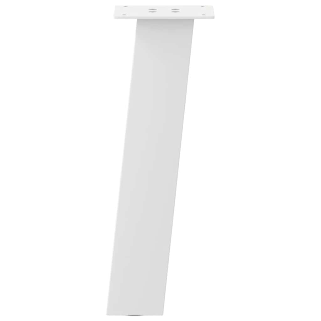 Couchtischbeine 4 Stk. Weiß 30 cm Stahl