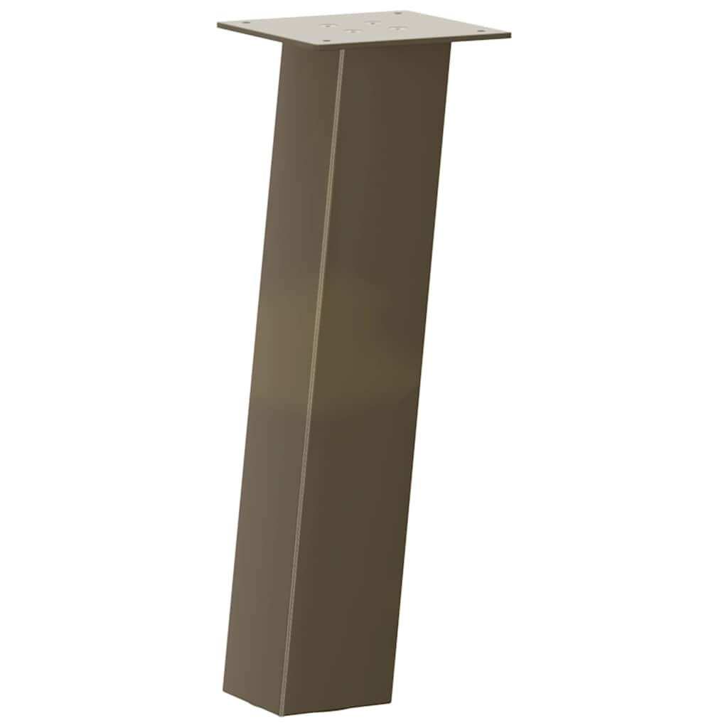 Couchtischbeine 4 Stk. Naturstahl 30 cm Stahl