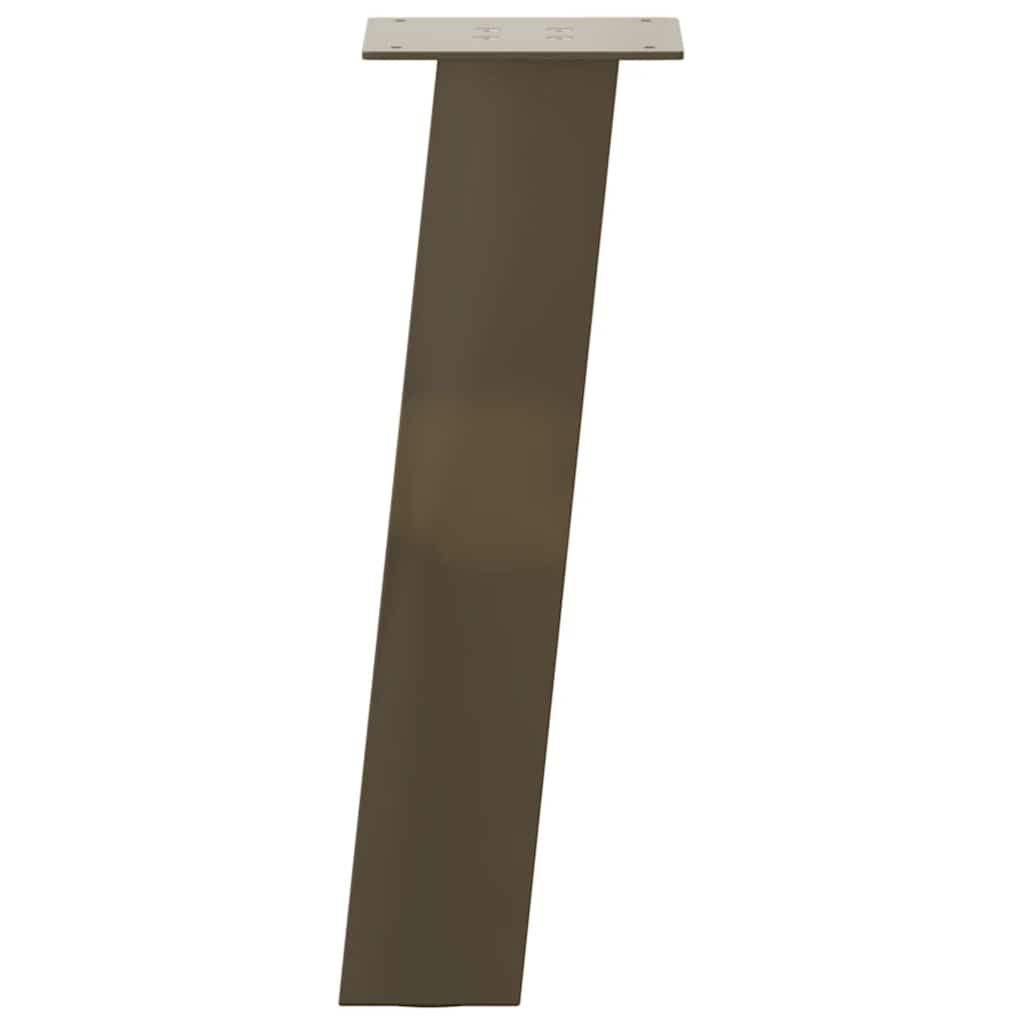 Couchtischbeine 4 Stk. Naturstahl 42 cm Stahl