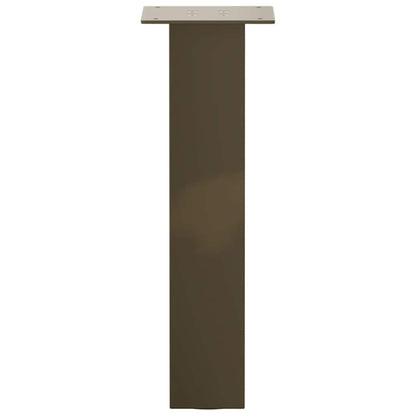 Couchtischbeine 4 Stk. Naturstahl 42 cm Stahl