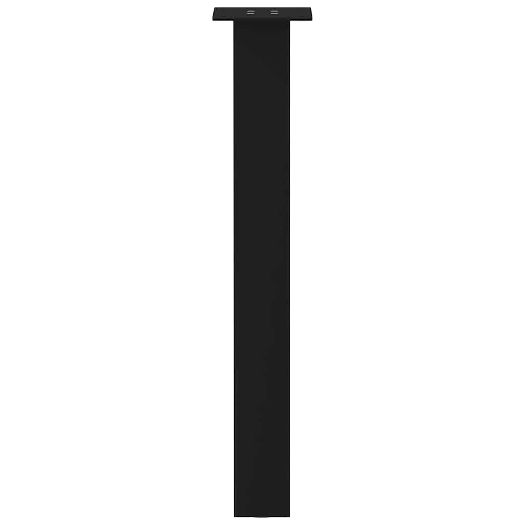 Konsolentischbeine 4 Stk. Schwarz 72 cm Stahl