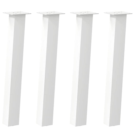 Konsolentischbeine 4 Stk. Weiß 72 cm Stahl