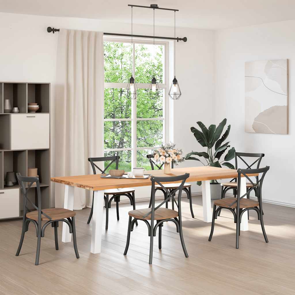 Konsolentischbeine 4 Stk. Weiß 72 cm Stahl