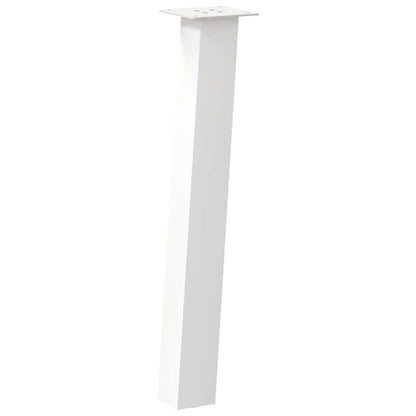 Konsolentischbeine 4 Stk. Weiß 72 cm Stahl