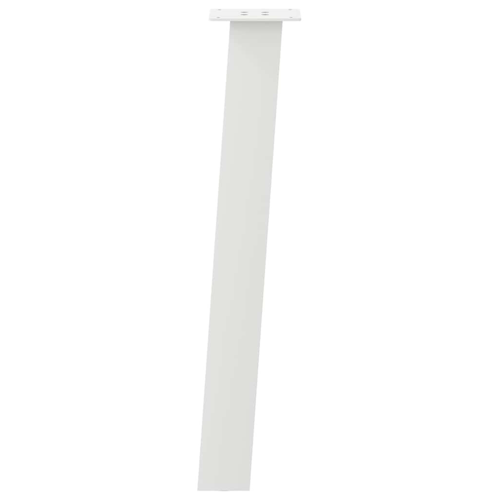 Konsolentischbeine 4 Stk. Weiß 72 cm Stahl
