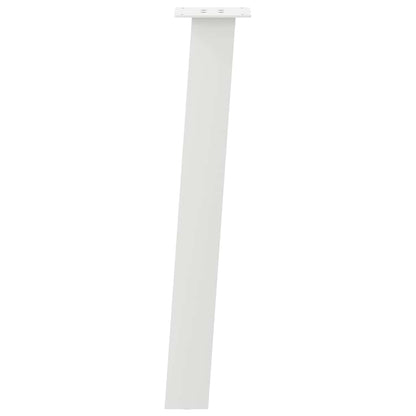 Konsolentischbeine 4 Stk. Weiß 72 cm Stahl