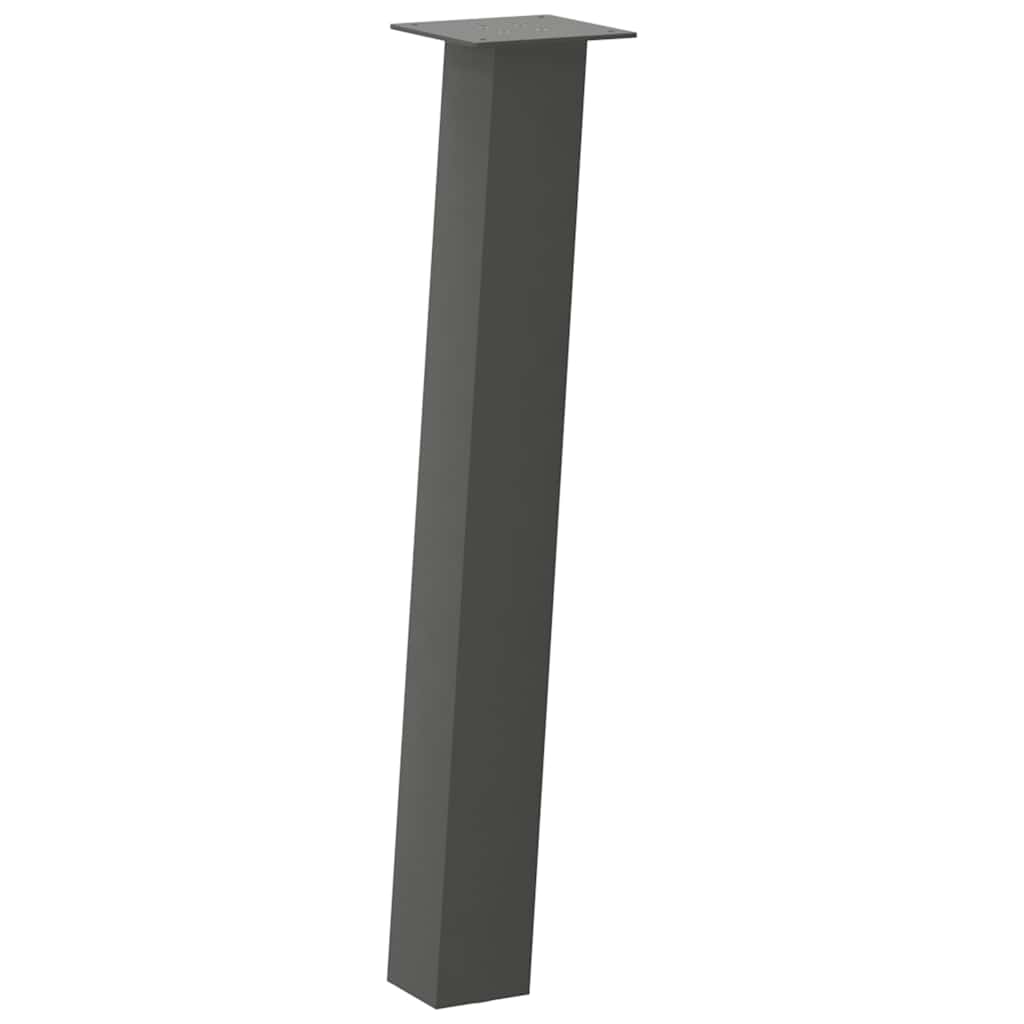 Konsolentischbeine 4 Stk. Anthrazit 72 cm Stahl