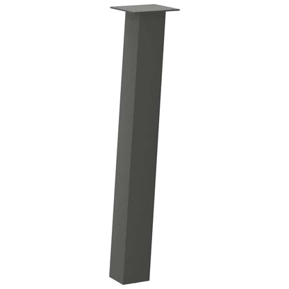 Konsolentischbeine 4 Stk. Anthrazit 72 cm Stahl