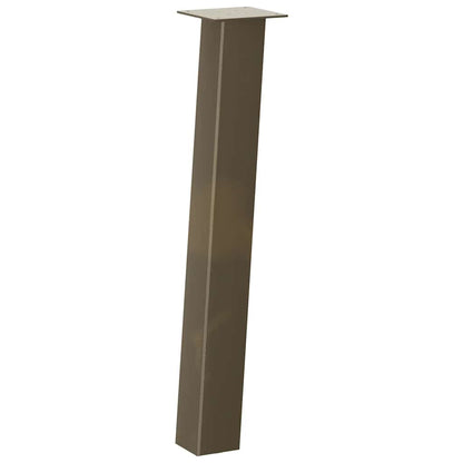 Konsolentischbeine 4 Stk. Naturstahl 72 cm Stahl