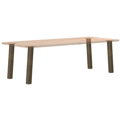 Konsolentischbeine 4 Stk. Naturstahl 72 cm Stahl