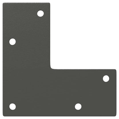 Couchtischbeine Konische Form 4 Stk. Anthrazit 30-31 cm Stahl