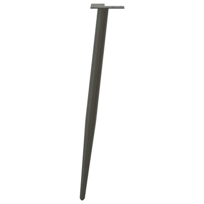 Konsolentischbeine Konische Form 4 Stk. Anthrazit 72-73 cm Stahl