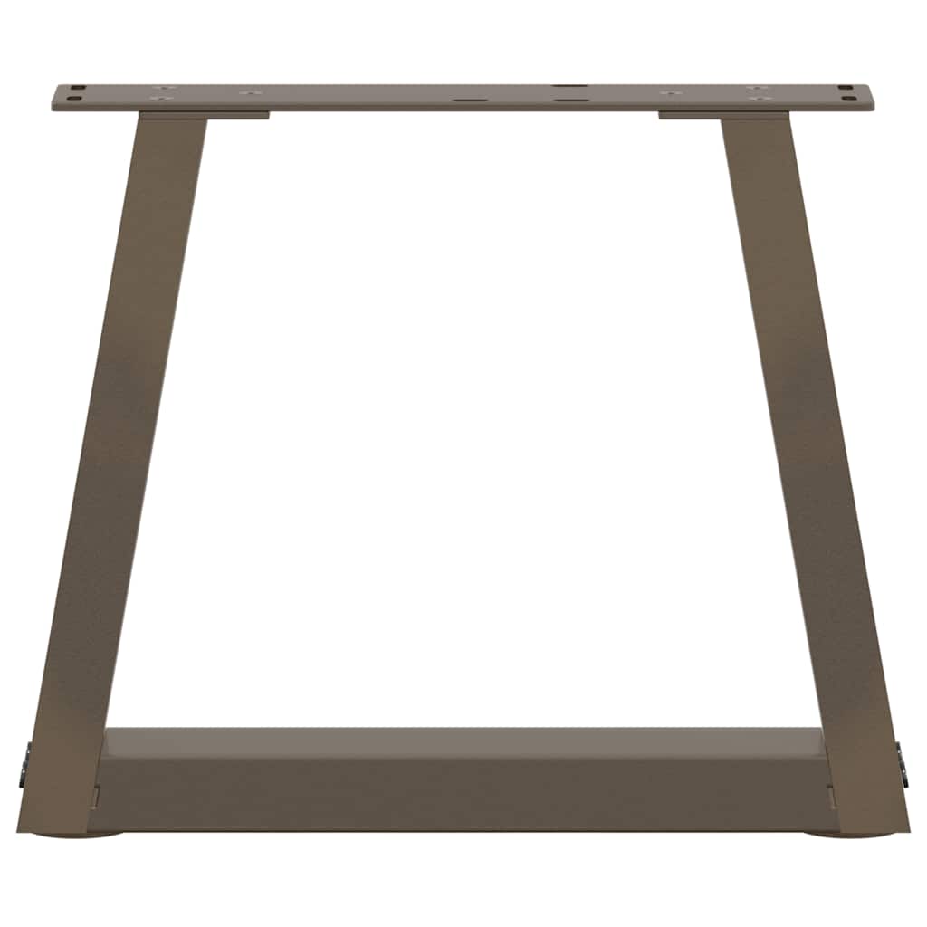 Couchtischbeine V-Form 2 Stück Naturstahl 30x(30-31,3) cm Stahl