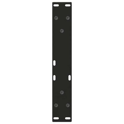 Couchtischbeine V-Form 2 Stück Schwarz 40x(30-31,3) cm Stahl