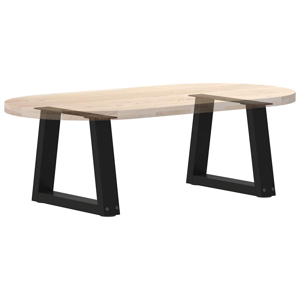 Couchtischbeine V-Form 2 Stück Schwarz 40x(30-31,3) cm Stahl