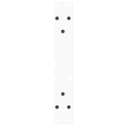 Couchtischbeine V-Form 2 Stück Weiß 40x(30-31,3) cm Stahl