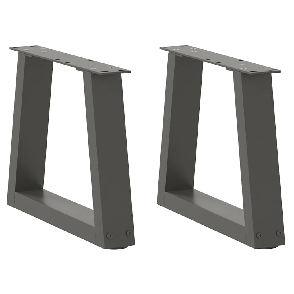 Couchtischbeine V-Form 2 Stück Anthrazit 40x(30-31,3) cm Stahl