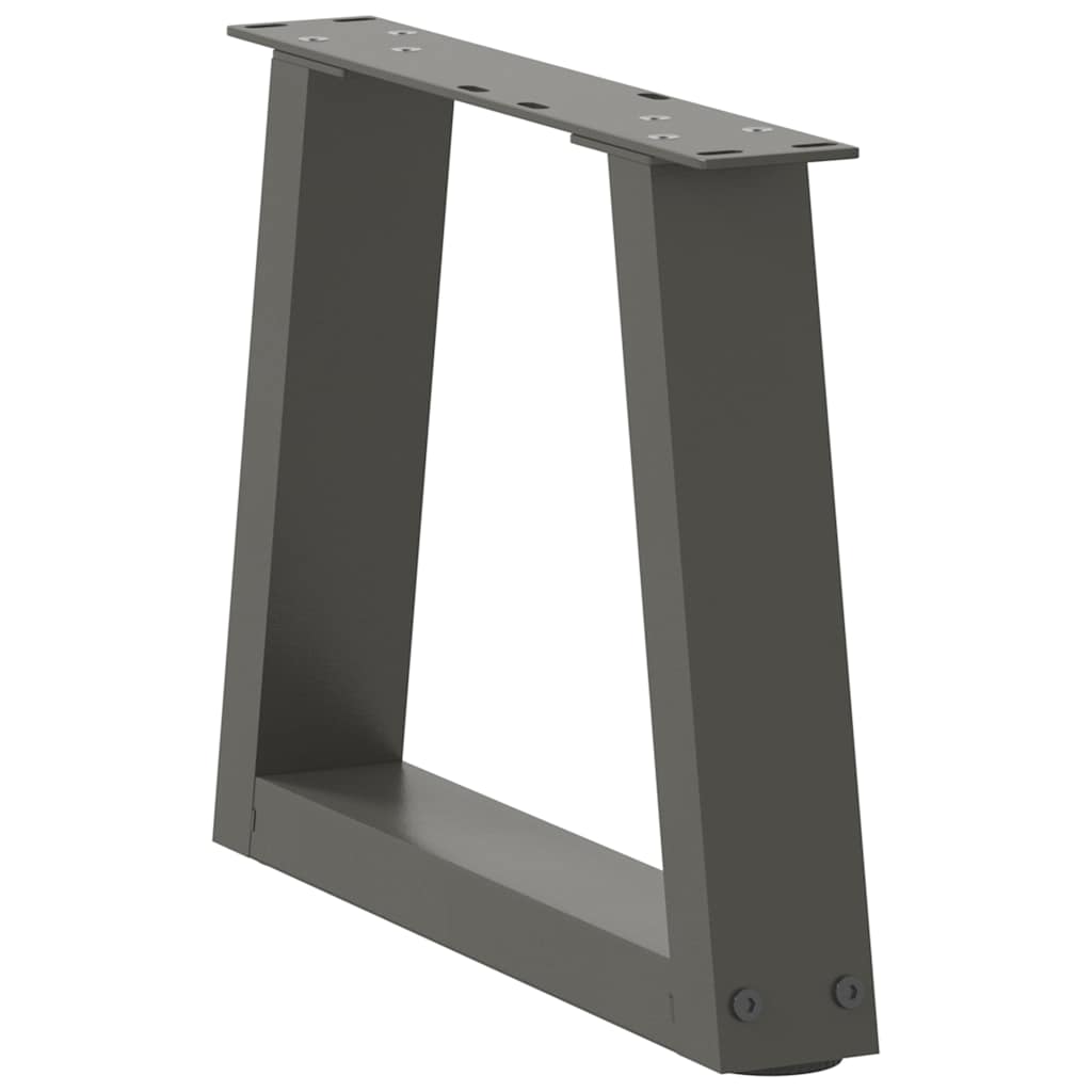 Couchtischbeine V-Form 2 Stück Anthrazit 40x(30-31,3) cm Stahl