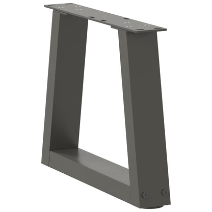 Couchtischbeine V-Form 2 Stück Anthrazit 40x(30-31,3) cm Stahl